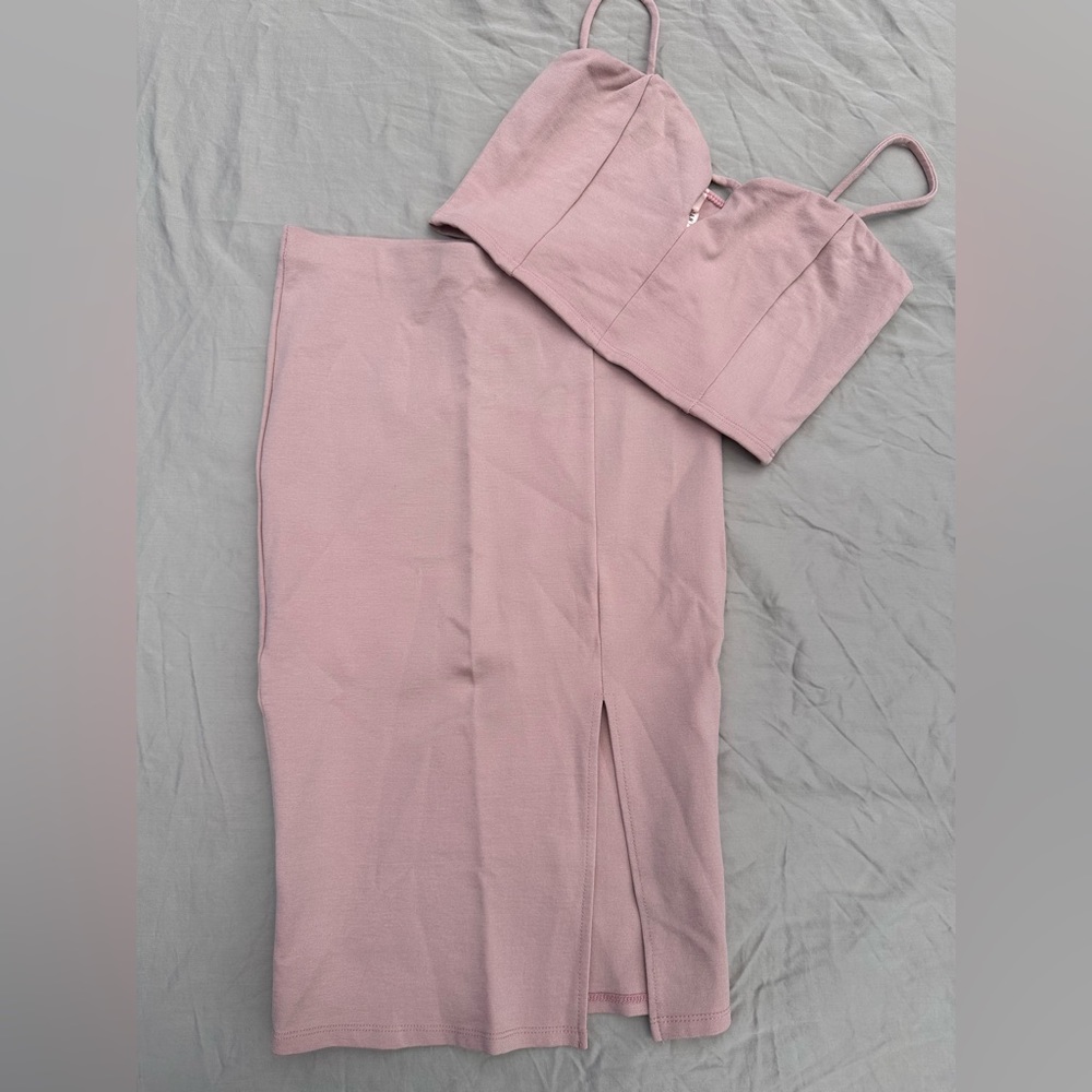 Light pink two piece set. Size XS